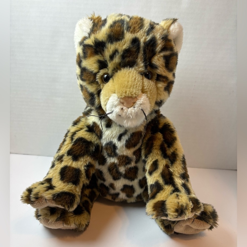 Build A Bear 12” plush leopard WWF series collection